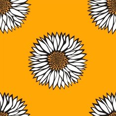 Daisy seamless pattern N2