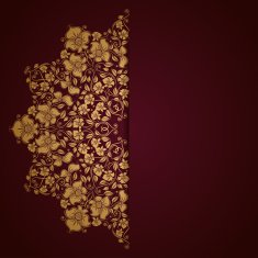 Elegant background with lace ornament N9