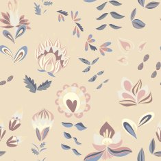 Seamless texture with flowers N101