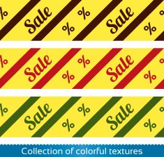 Sale seamless vector texture with percent discount N2