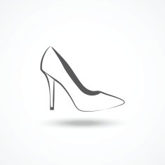 Woman's shoe icon