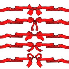 set of linear drawing bows N3