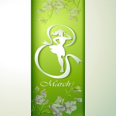 Happy Women's day greeting card N4