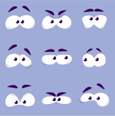 Just eyes vector N2