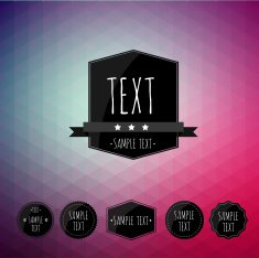 geometric background made of triangles N103