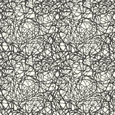 Seamless pattern with bright outline hand drawn abstract geomet N2