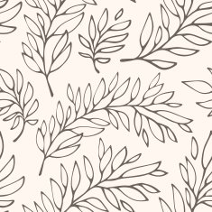 Floral seamless pattern with branches N5