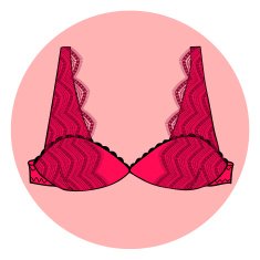 Lacy sexy vector bra N7