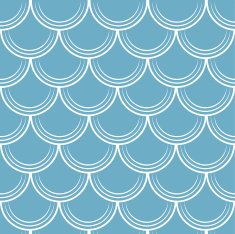 Seamless pattern with scale