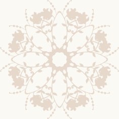 neutral floral background swirl and curve N26