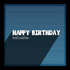 birthday card N86