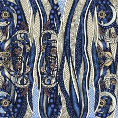 Vintage decorative waves background N8