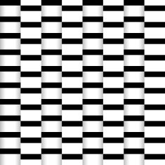 Abstract seamless illusion paper stripes monochrome pattern N2