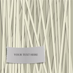 Stripe pattern with Label for Text Vector N8