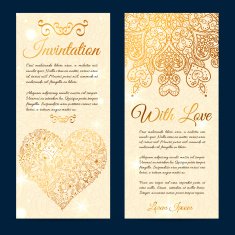 Vector Valentine's day lacy paper heart greeting card N23