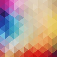 Retro pattern of geometric shapes Colorful mosaic banner Hipst N2