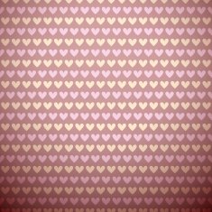 Romantic vector seamless pattern (tiling) Sweet pink