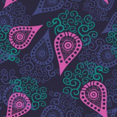 Seamless paisley texture for your design