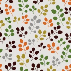 seamless leaves pattern background N7