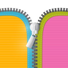 Vector Zipper Illustration