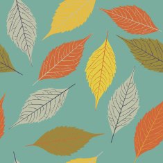 Seamless pattern with leaf abstract texture N12