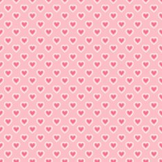 Heart shape vector seamless pattern (tiling) N6