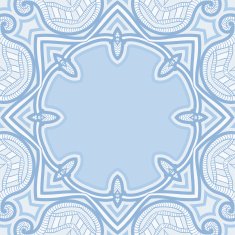 Patterned floor tile in oriental style N12