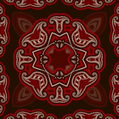 Patterned floor tile in oriental style N13