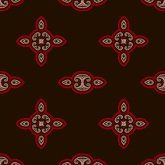 Patterned floor tile in oriental style N16