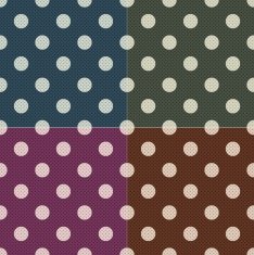 seamless textured polka dots pattern