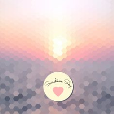 abstract background of the hexagons