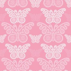 seamless pattern lace butterfly
