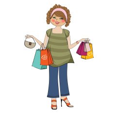 woman at shopping N6