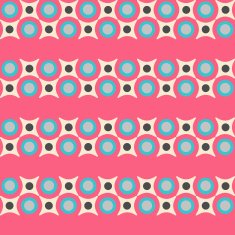 Seamless pattern in retro colors N5