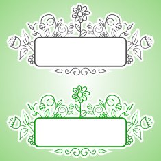 Frame With Flowers N4