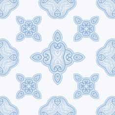 Patterned floor tile in oriental style N22