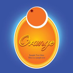 orange label