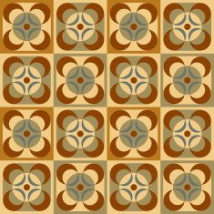 Seamless pattern in retro colors N8