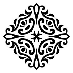 Abstract vector mehndi tattoo ornament N5
