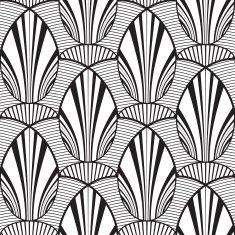 seamless abstract geometric flower background