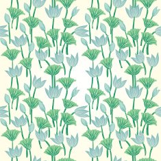 Vintage floral seamless pattern Vector texture with flowers