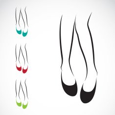 woman legs with shoes N2