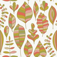 Seamless pattern with leafs N27