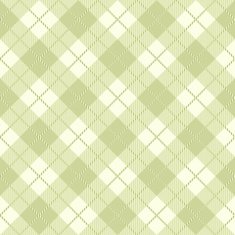 Green tartan seamless pattern vector background