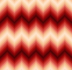 seamless red gradient zig zag pattern
