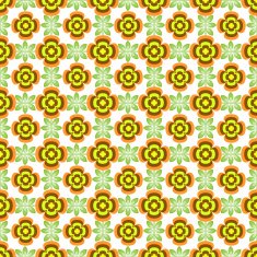 Vector seamless pattern Modern floral texture