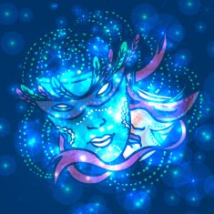 Carnival mask vector illustration N2