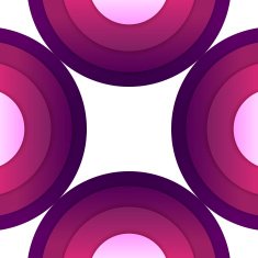Abstract purple paper round shapes background N7