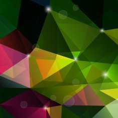 Abstract Triangle Geometrical Multicolored Background Vector N4