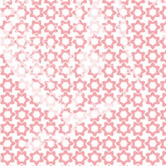Seamless grunge pattern background hearts flower pink N6
